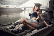 Shooting fr das Tattoo Erotica Magazin